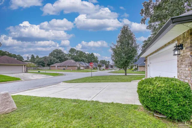 a house with trees in front of it