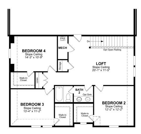 3401 Longfellow Avenue Anna, TX 75409 - Photo 24 of 24 Beazer Homes Churchill Rainier Floorplan.