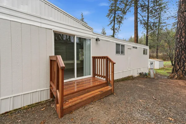 a view of outdoor space and deck