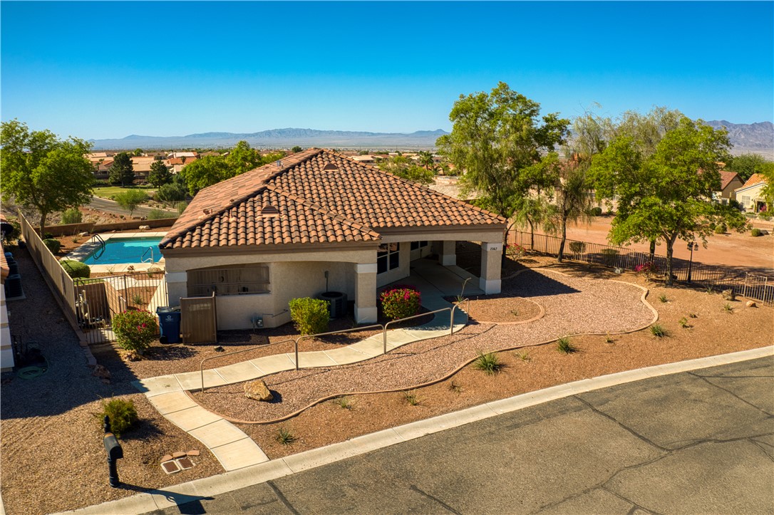 2341 Half Moon Way Bullhead City, AZ 86442 - Photo 33 of 35 Mediterranean / spanish-style home with a mountain view and stucco siding