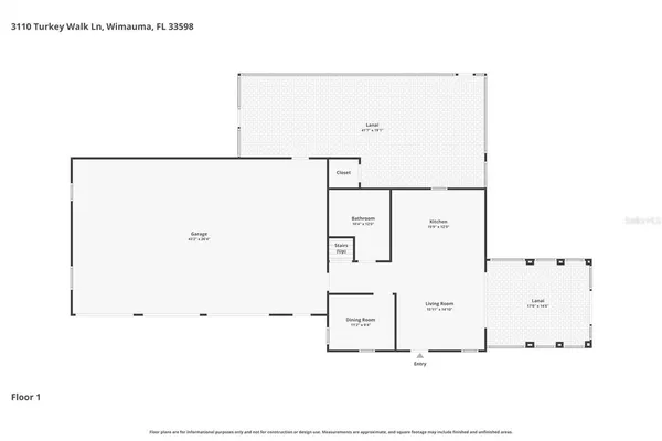 $825,000 | 3110 Turkey Walk Lane, Wimauma, FL 33598