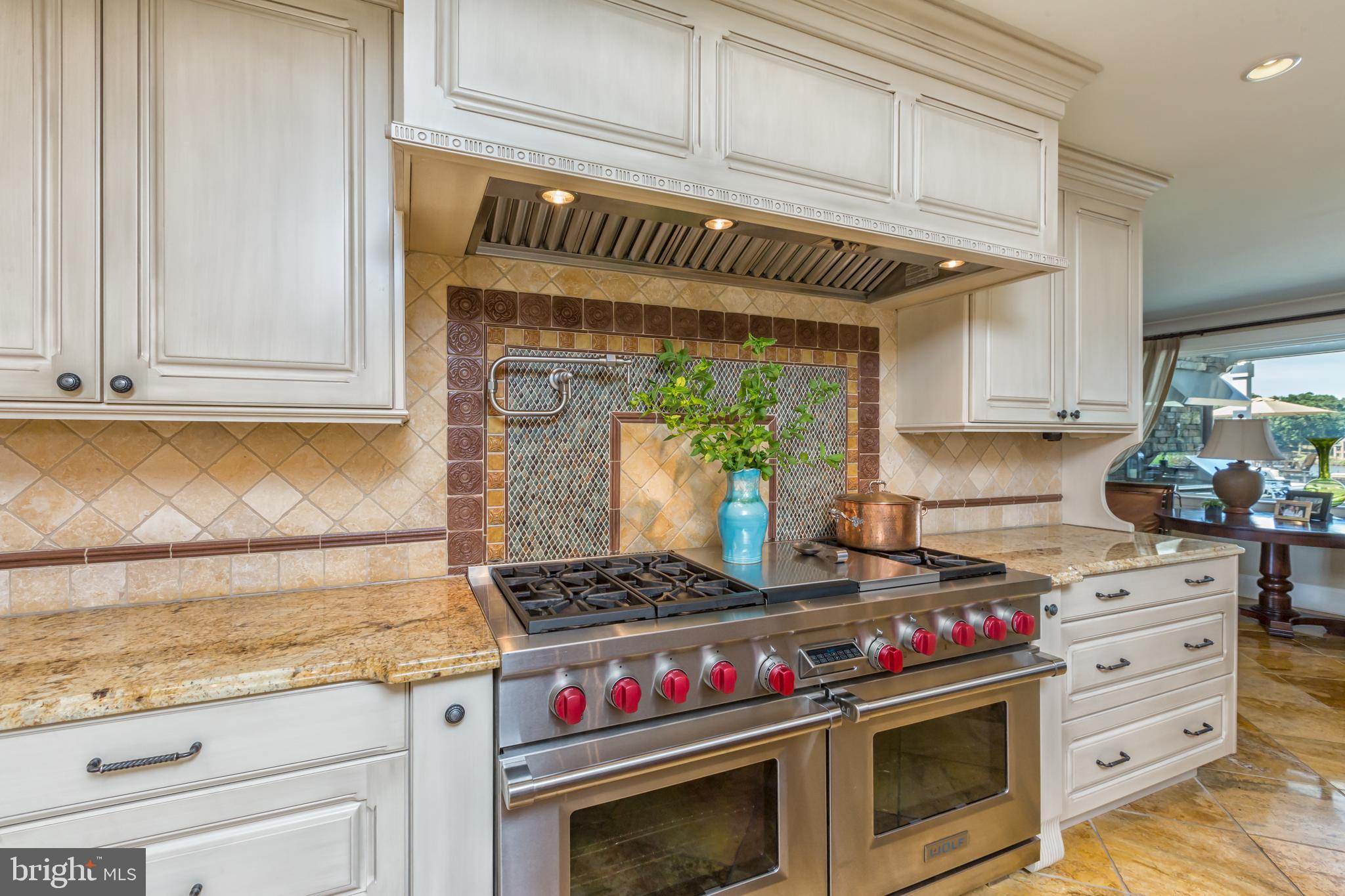 1820 Milvale Road Annapolis, MD 21409 - Photo 13 of 50 Wolf 60" stove with pot filler and dbl ovens