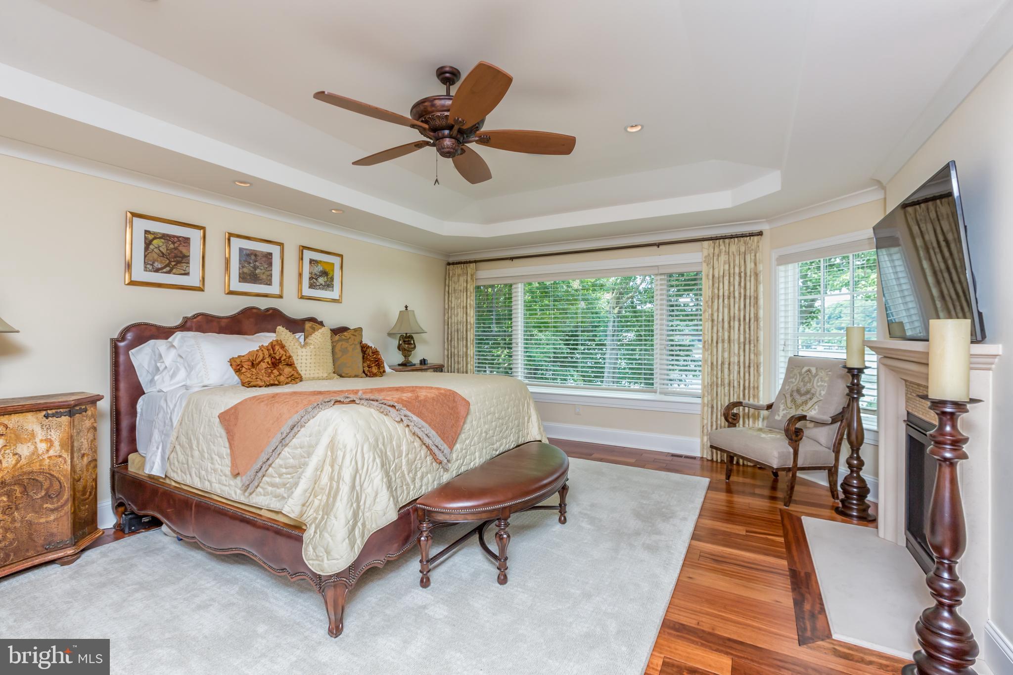 1820 Milvale Road Annapolis, MD 21409 - Photo 32 of 50 Mastser Bedroom with fireplace