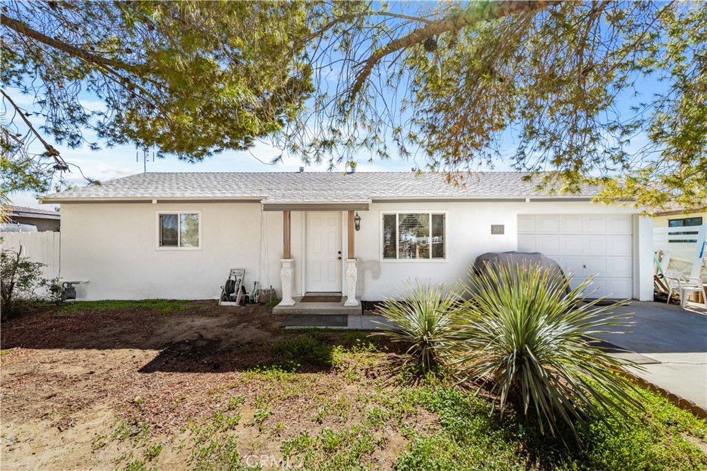 a house view with a outdoor space