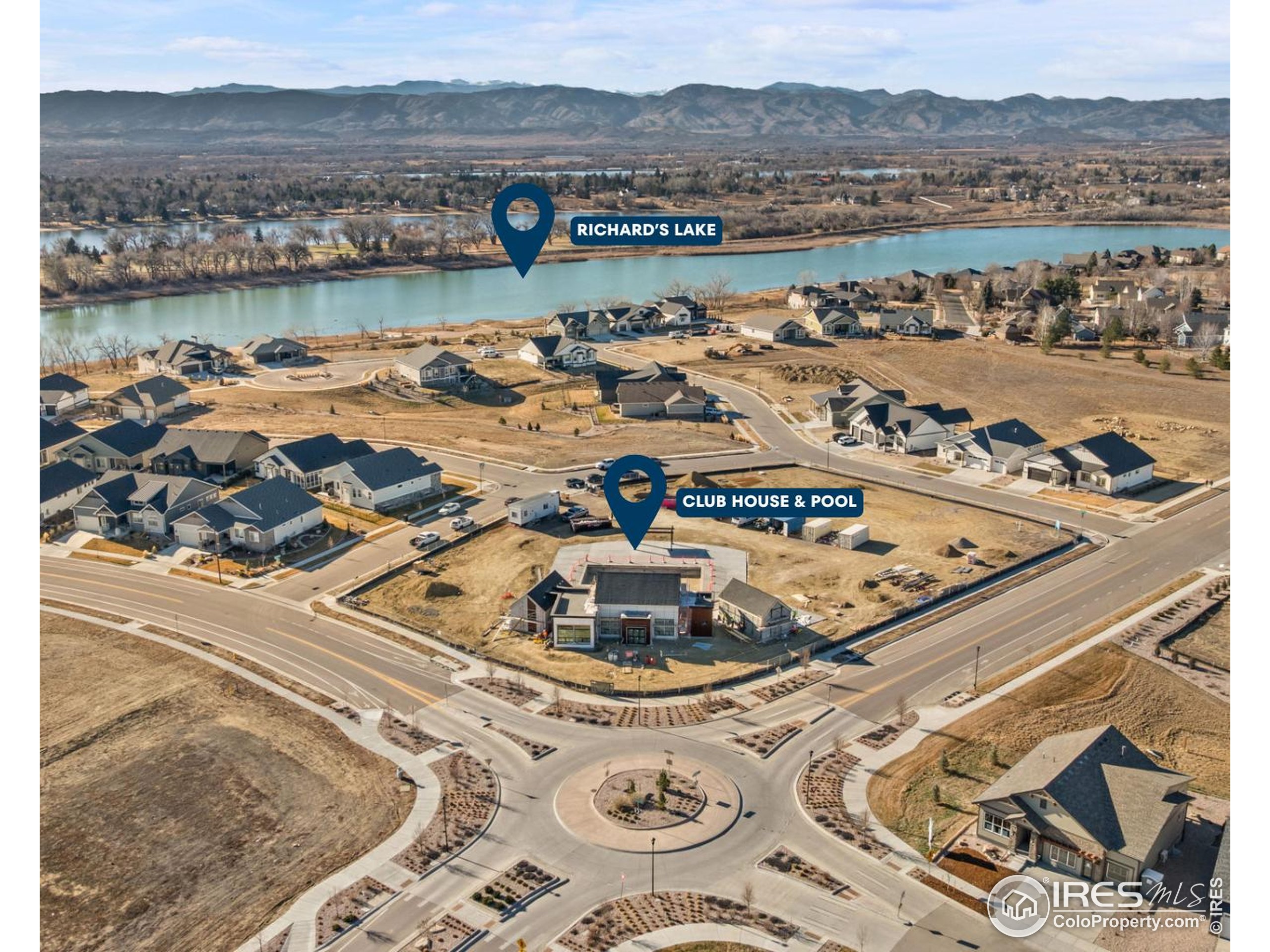 3016 Windward Way Fort Collins, CO 80524 - Photo 45 of 49 a view of lake and mountain