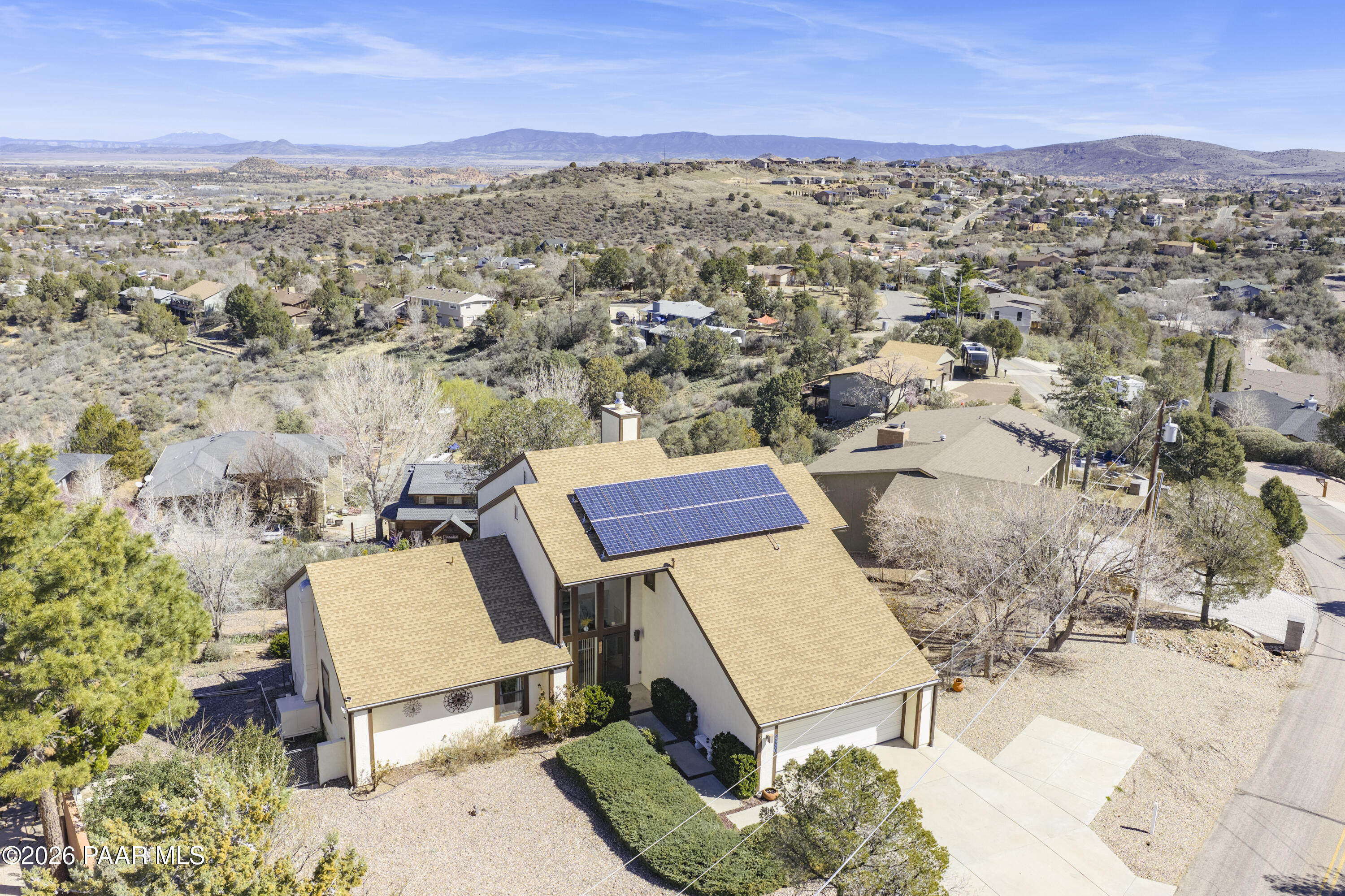 2480 Ridge Road Prescott, AZ 86301 - Photo 54 of 66 a view of a city with a lake