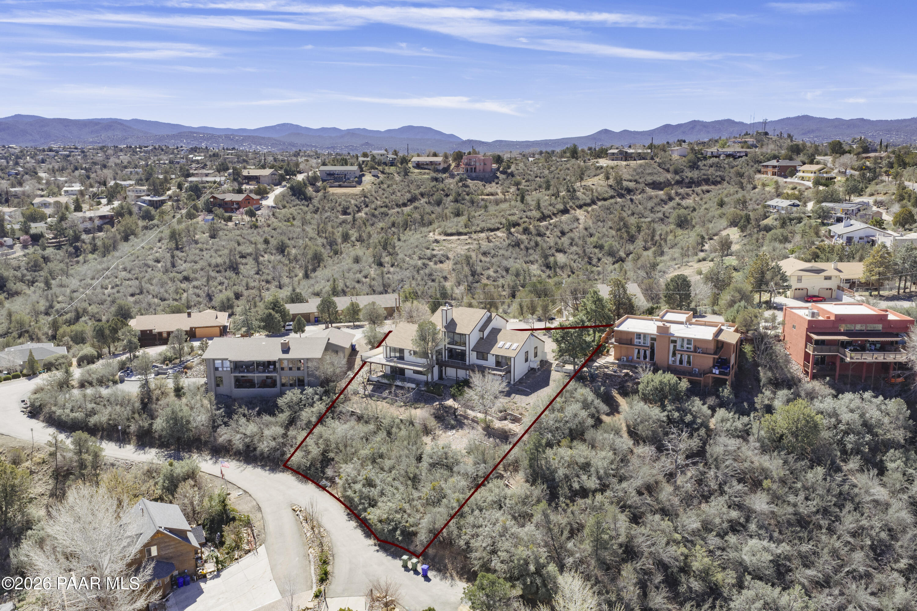 2480 Ridge Road Prescott, AZ 86301 - Photo 59 of 66 Aerial Overview 2