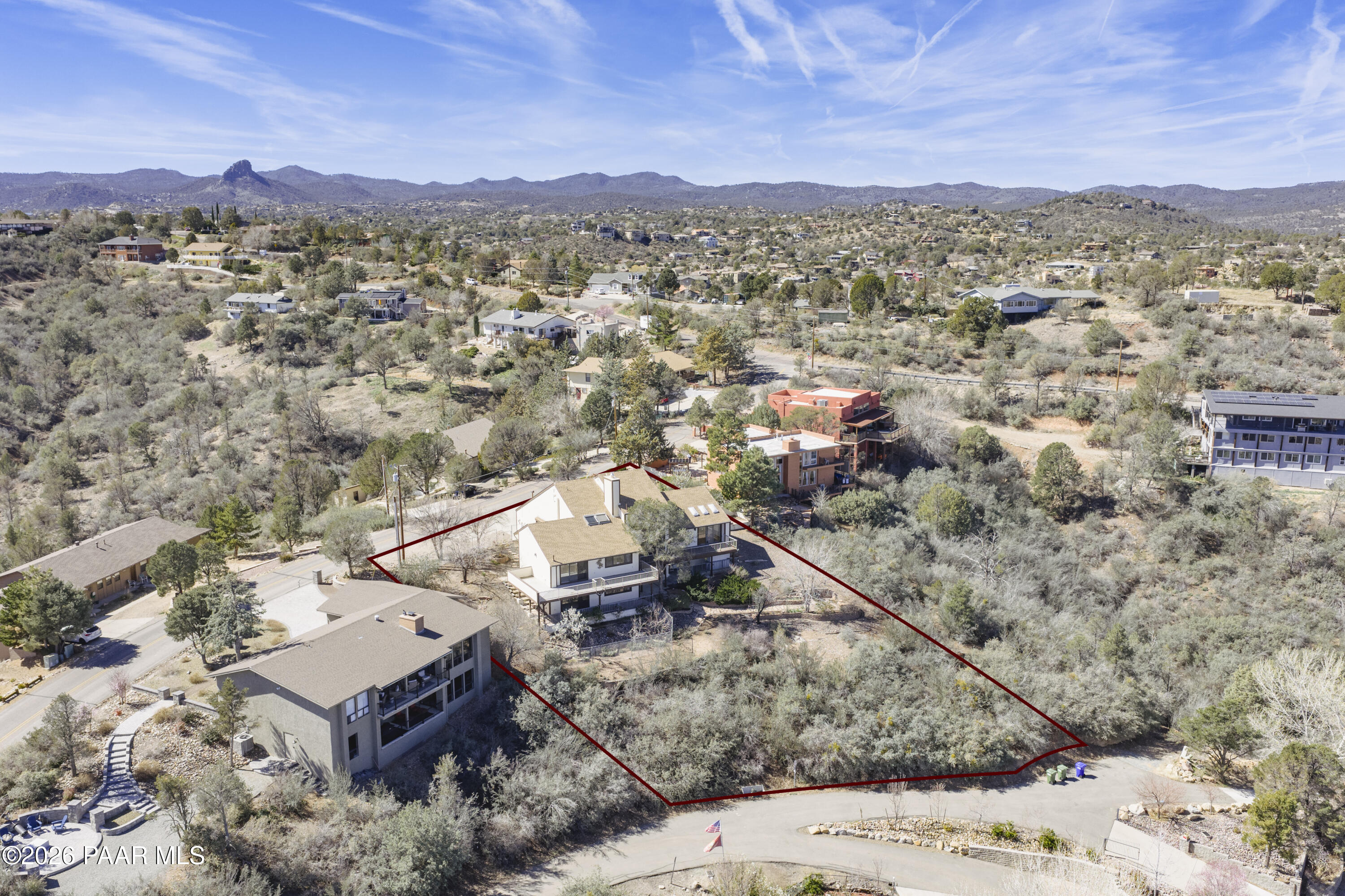 2480 Ridge Road Prescott, AZ 86301 - Photo 60 of 66 Aerial Overview 1