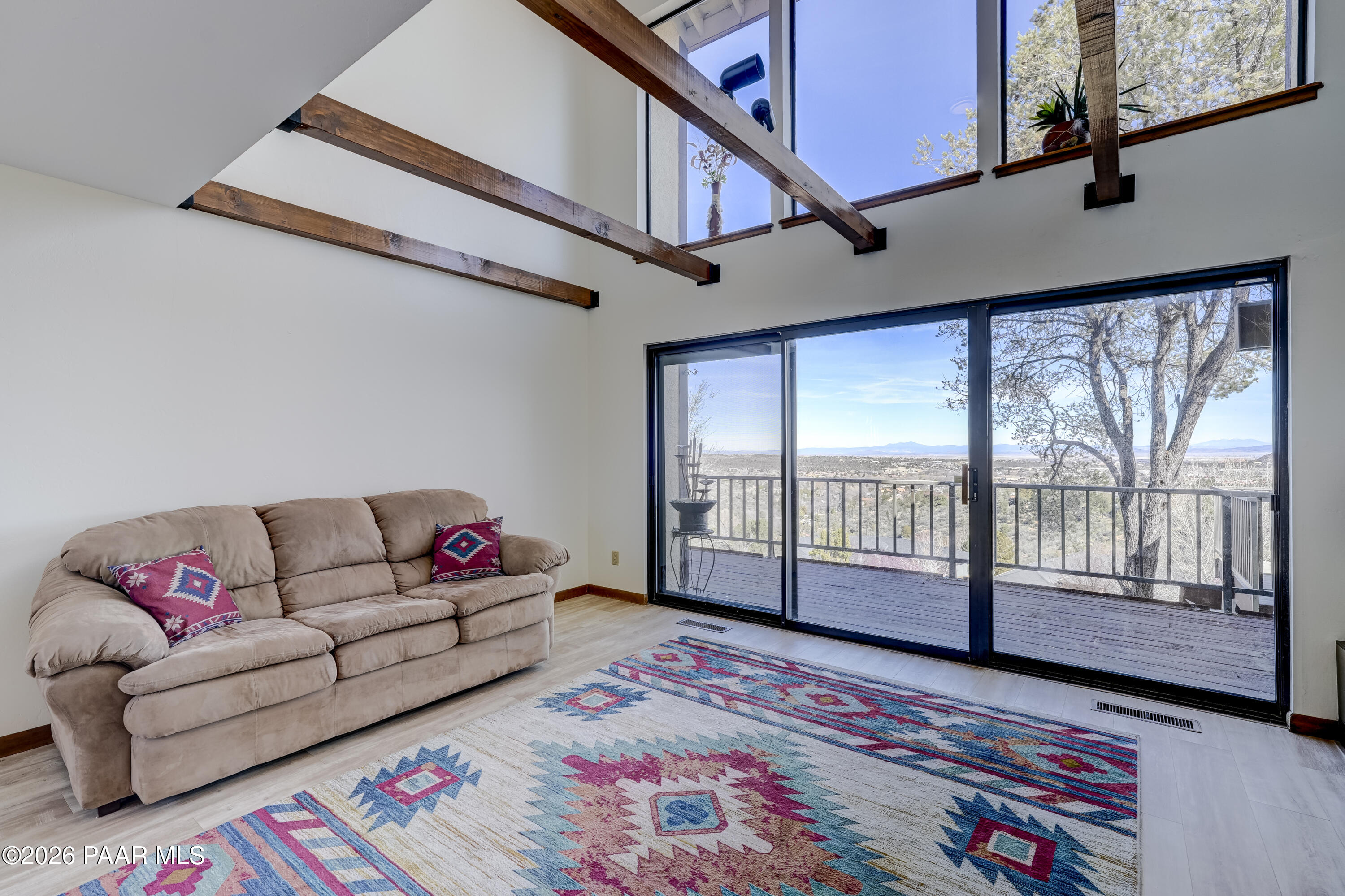 2480 Ridge Road Prescott, AZ 86301 - Photo 6 of 66 a living room with furniture and a floor to ceiling window