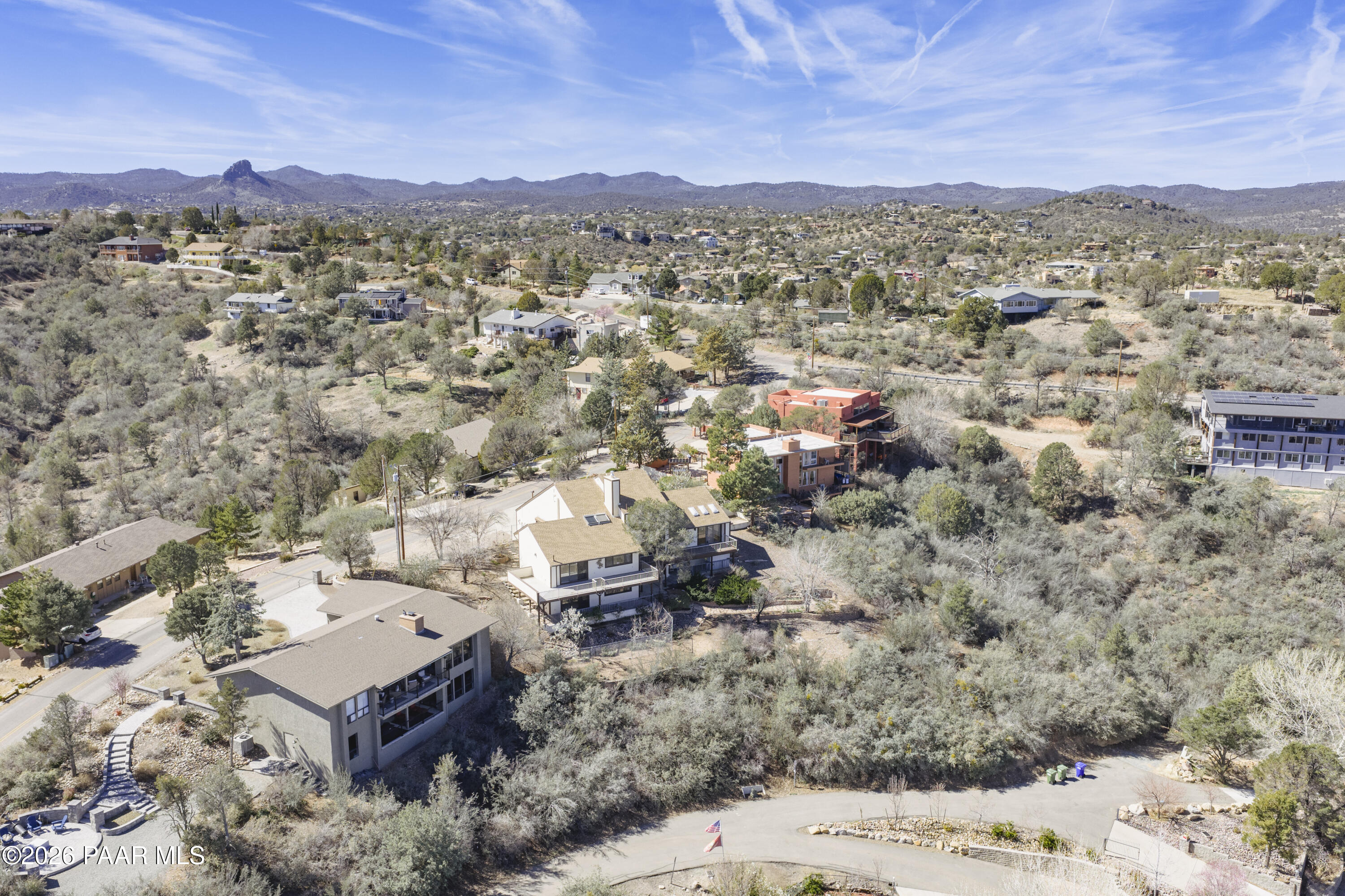 2480 Ridge Road Prescott, AZ 86301 - Photo 63 of 66 an aerial view of residential house with outdoor space