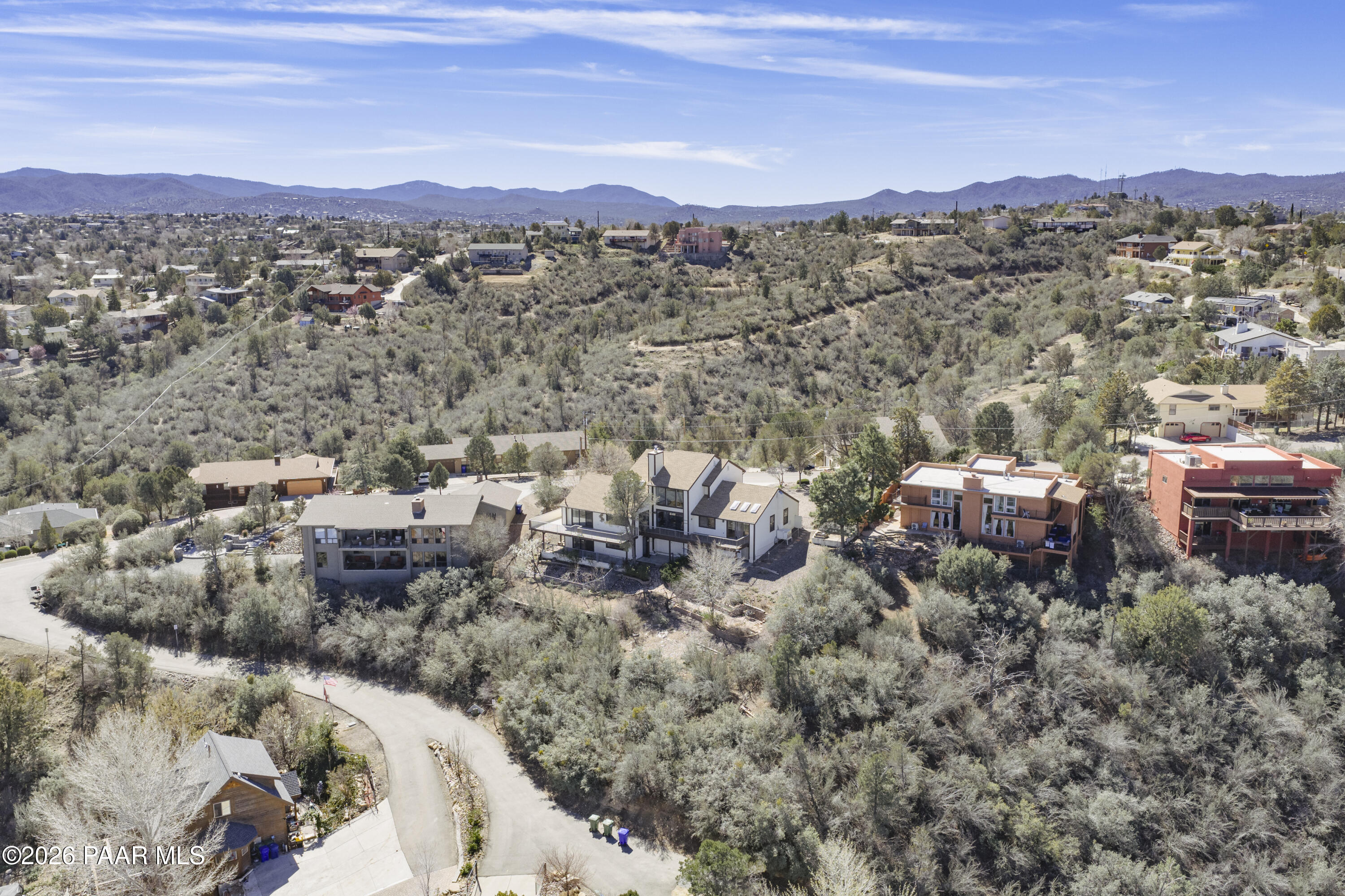 2480 Ridge Road Prescott, AZ 86301 - Photo 64 of 66 Aerial Overview No Lines 2
