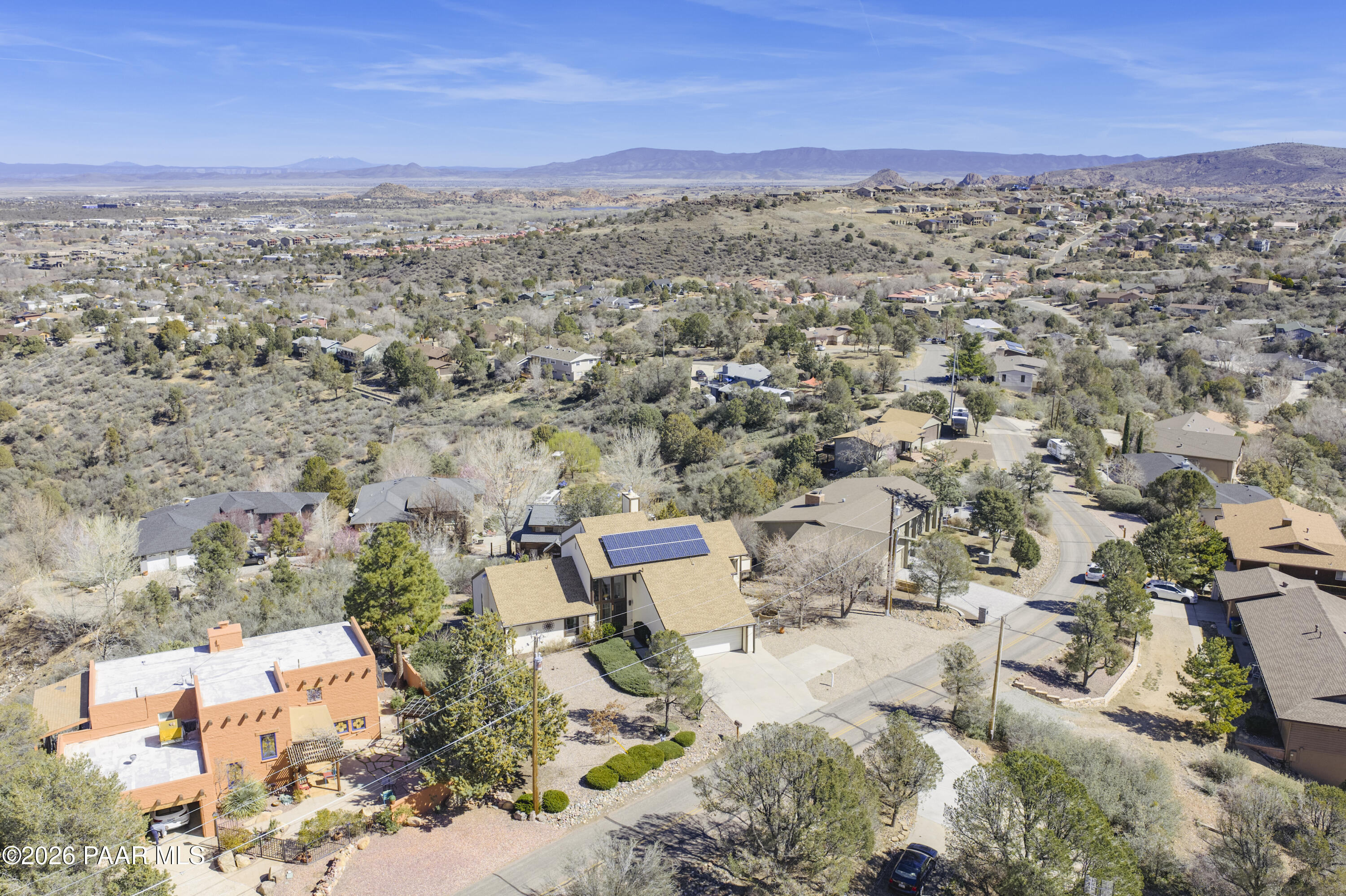 2480 Ridge Road Prescott, AZ 86301 - Photo 65 of 66 Aerial Overview No Lines 3