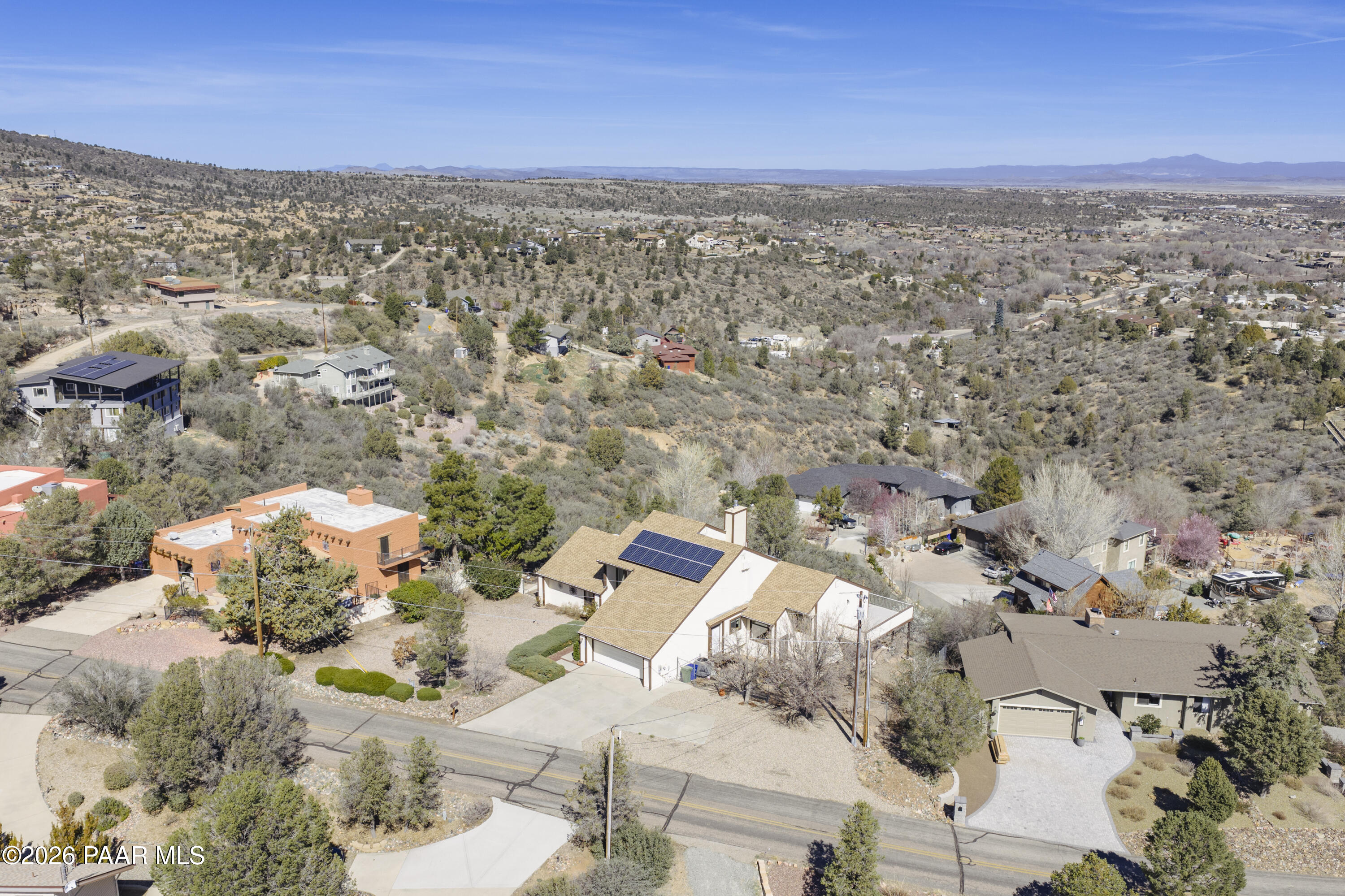 2480 Ridge Road Prescott, AZ 86301 - Photo 66 of 66 Aerial Overview No Lines 4