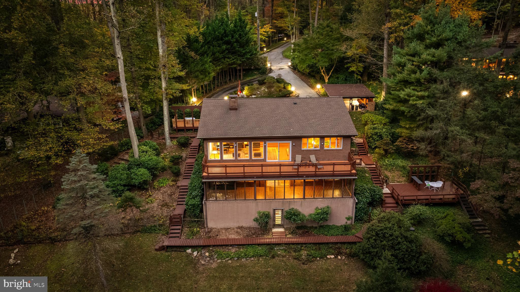 1106 High Country Road Towson, MD 21286 - Photo 16 of 77 an aerial view of a house