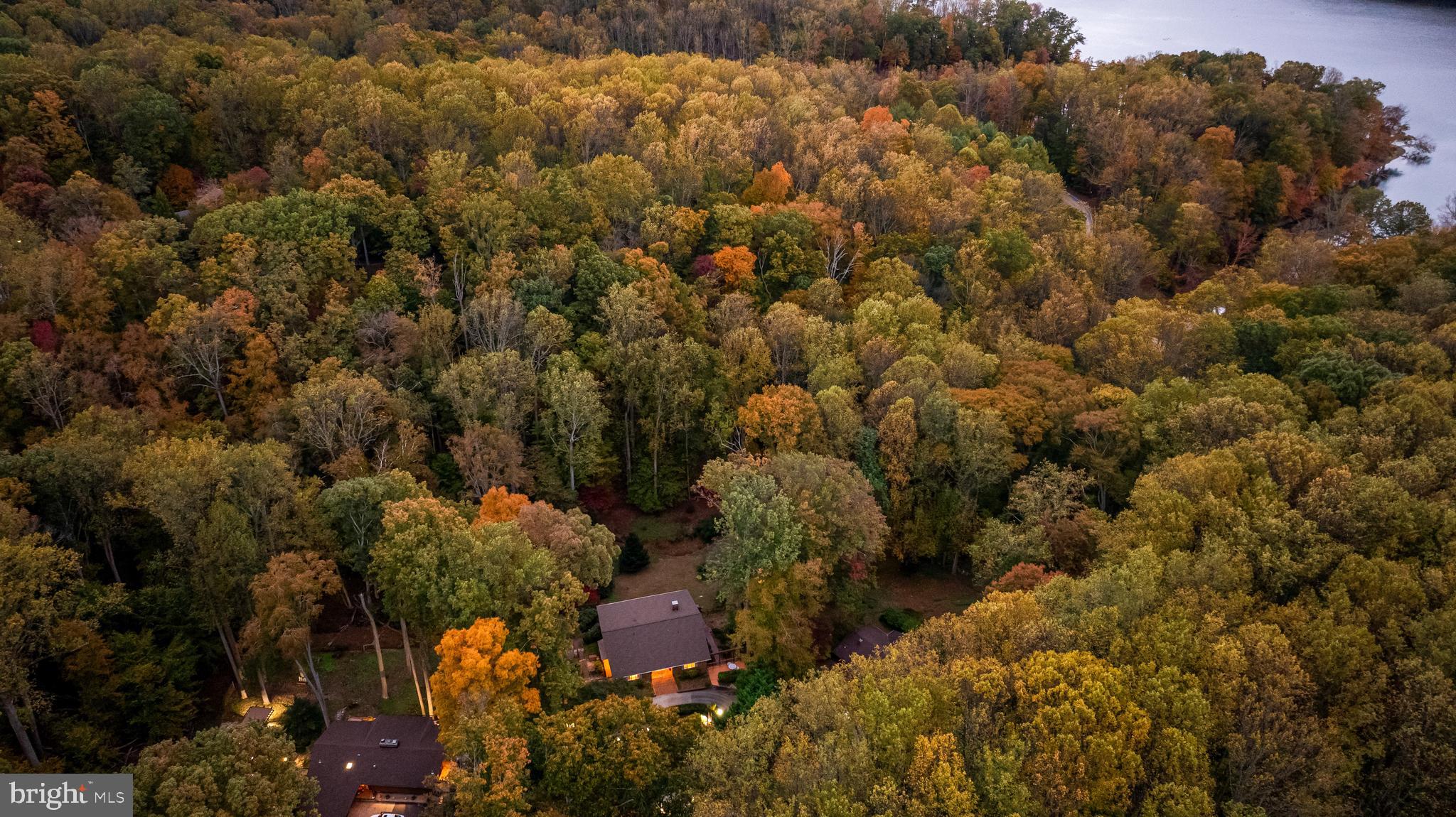 1106 High Country Road Towson, MD 21286 - Photo 17 of 77 Dusk drone shot w/ Loch Raven
