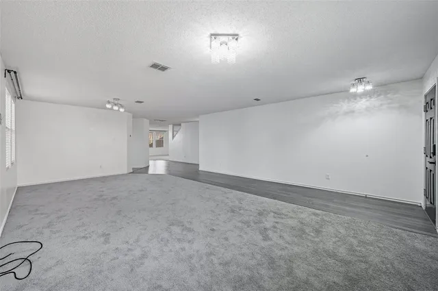 an empty room with a empty space