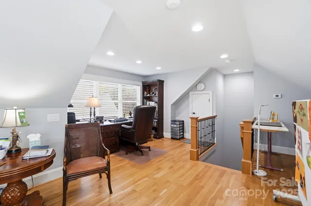 a room with furniture and a table