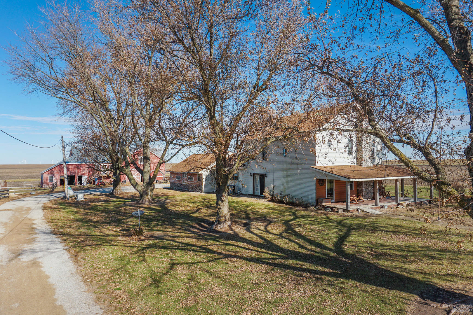 32892 McClure Road Colfax, IL 61728 - Photo 42 of 44 a front view of a house with a yard