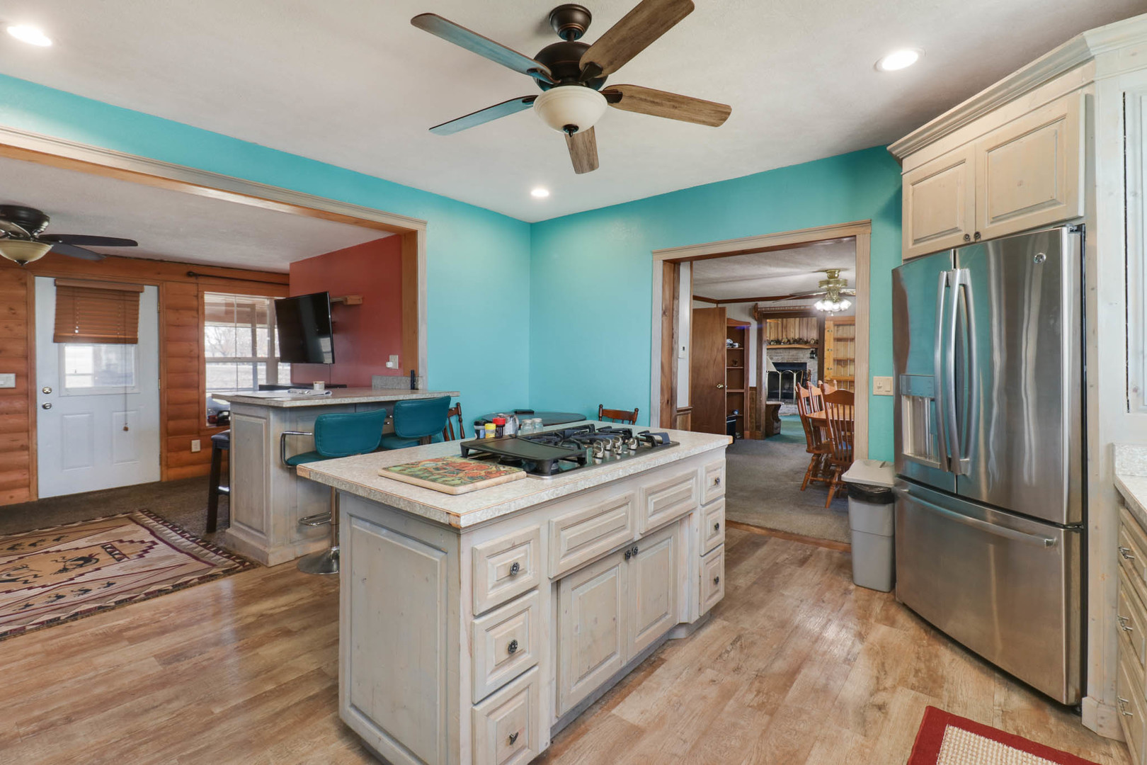 32892 McClure Road Colfax, IL 61728 - Photo 9 of 44 a kitchen that has a stove a sink and a refrigerator