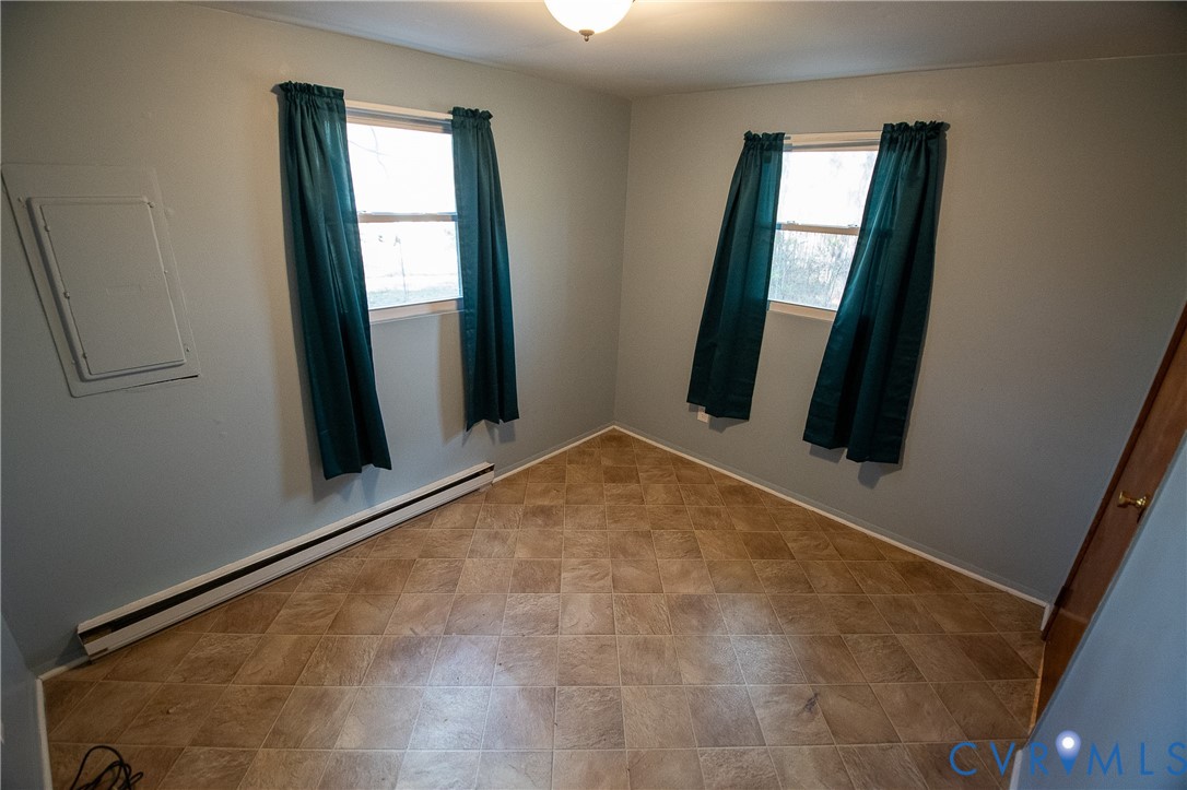 11750 Bevils Bridge Road Amelia Court House, VA 23002 - Photo 10 of 15 Empty room with baseboard heating, electric panel,