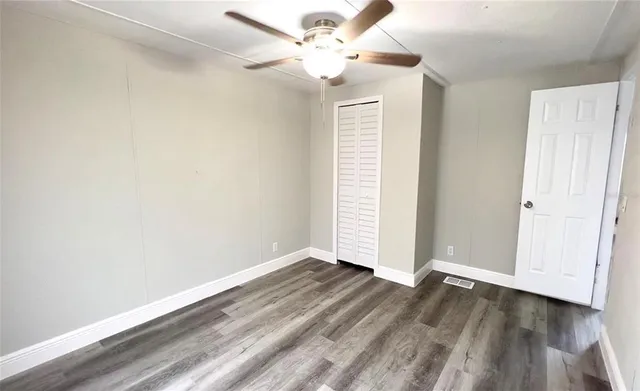 wooden floor in an empty room