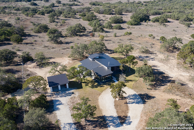 417 Southwick Ranch Johnson City, TX 78636 - Photo 39 of 45 an aerial view of house with a yard