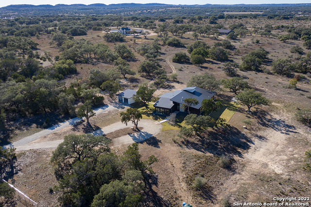 417 Southwick Ranch Johnson City, TX 78636 - Photo 43 of 45 an aerial view of house with a yard