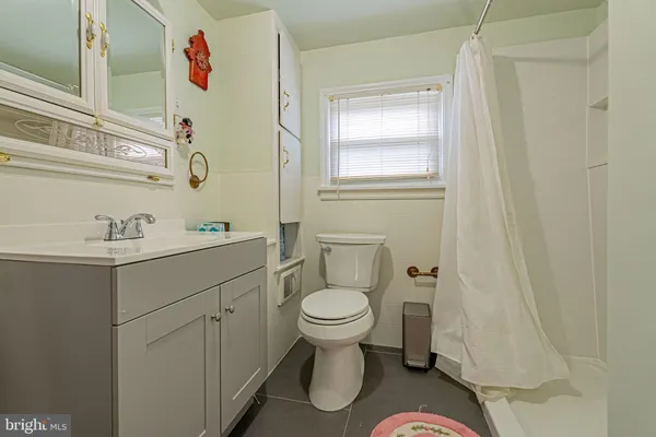 a bathroom with a sink toilet and a mirror