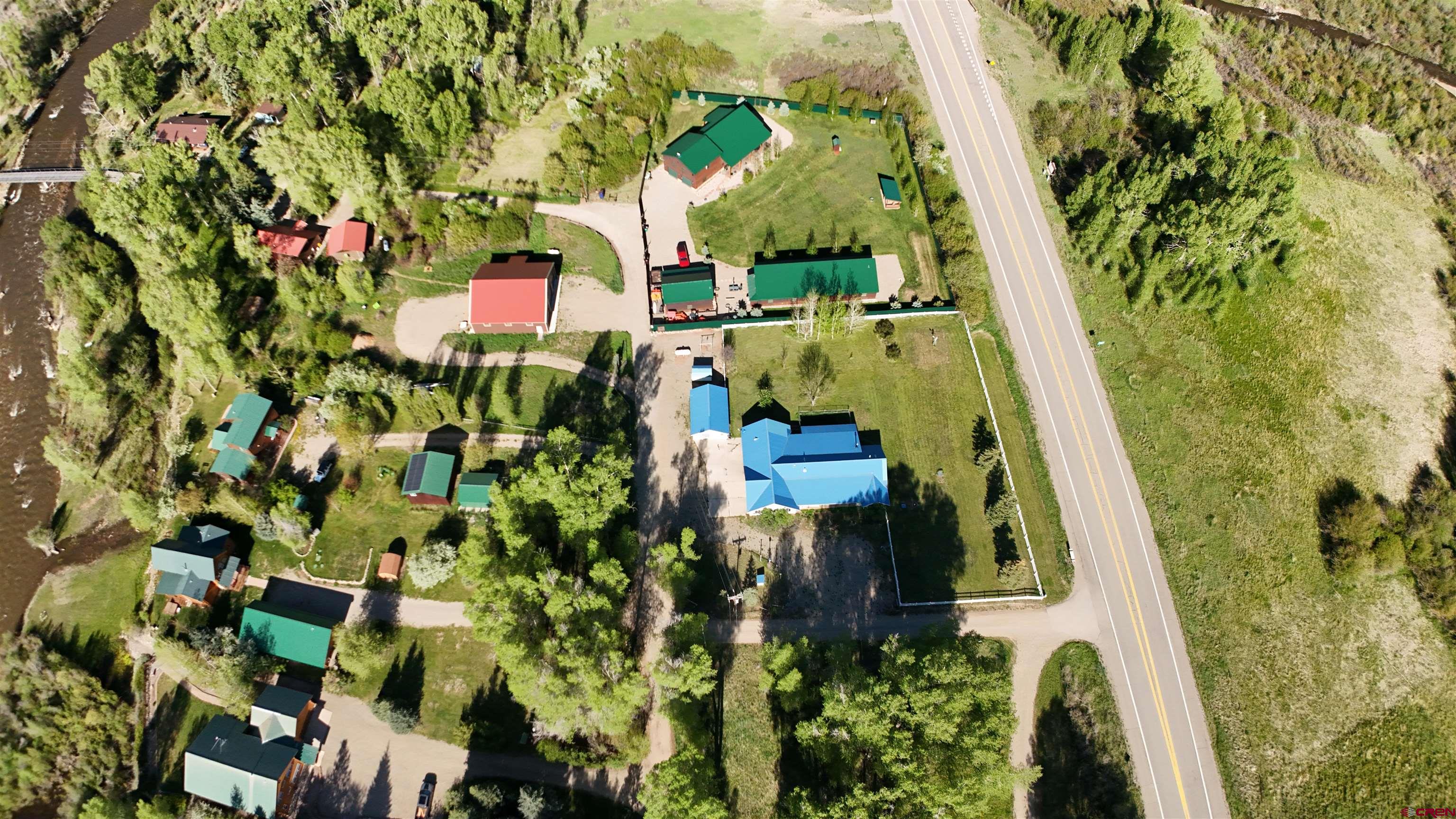 25112 Road 38.1 Dolores, CO 81323 - Photo 35 of 35 an aerial view of residential house with an outdoor space and seating