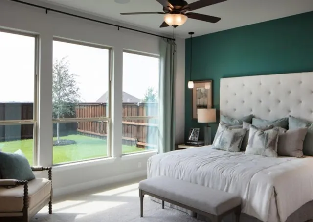 a bathroom with a bathtub and a sink