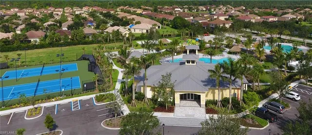 a view of an outdoor space and a yard