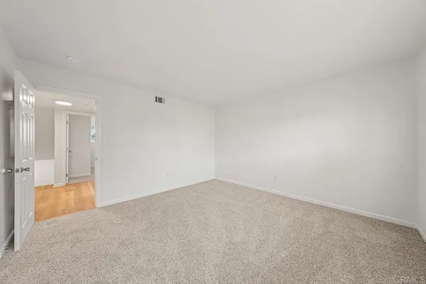 a view of an empty room
