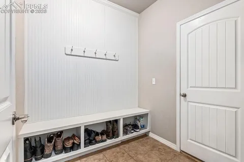 a view of a livingroom with an empty room