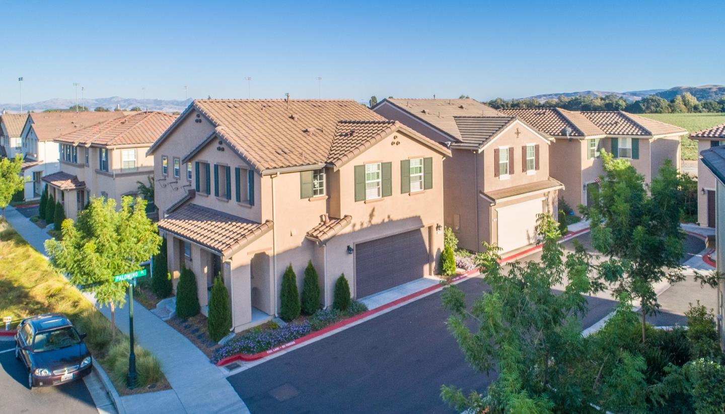 104 Caspian Way Gilroy, CA 95020 - Photo 29 of 33 an aerial view of a house with a yard