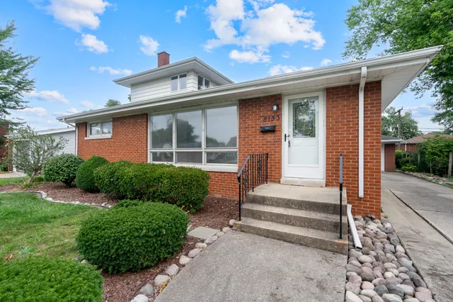 a front view of a house with porch