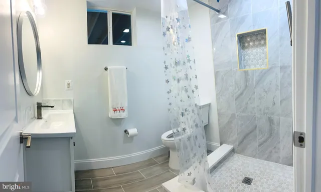 a view of a house with a yard and potted plants