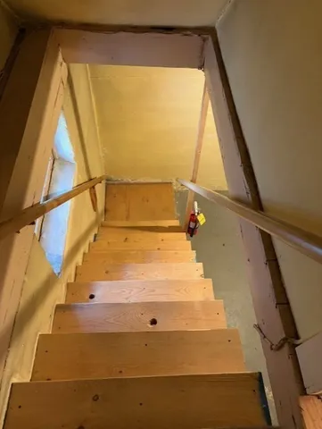 a room with storage and utility