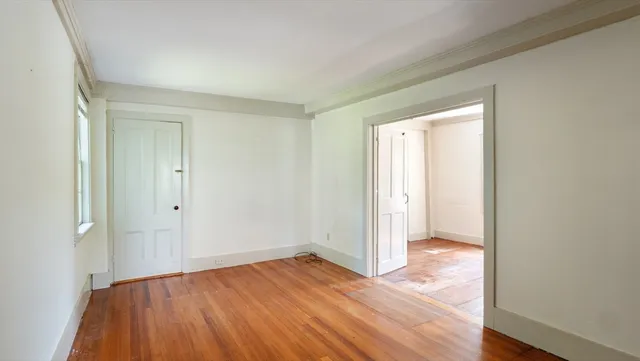 wooden floor in an empty room