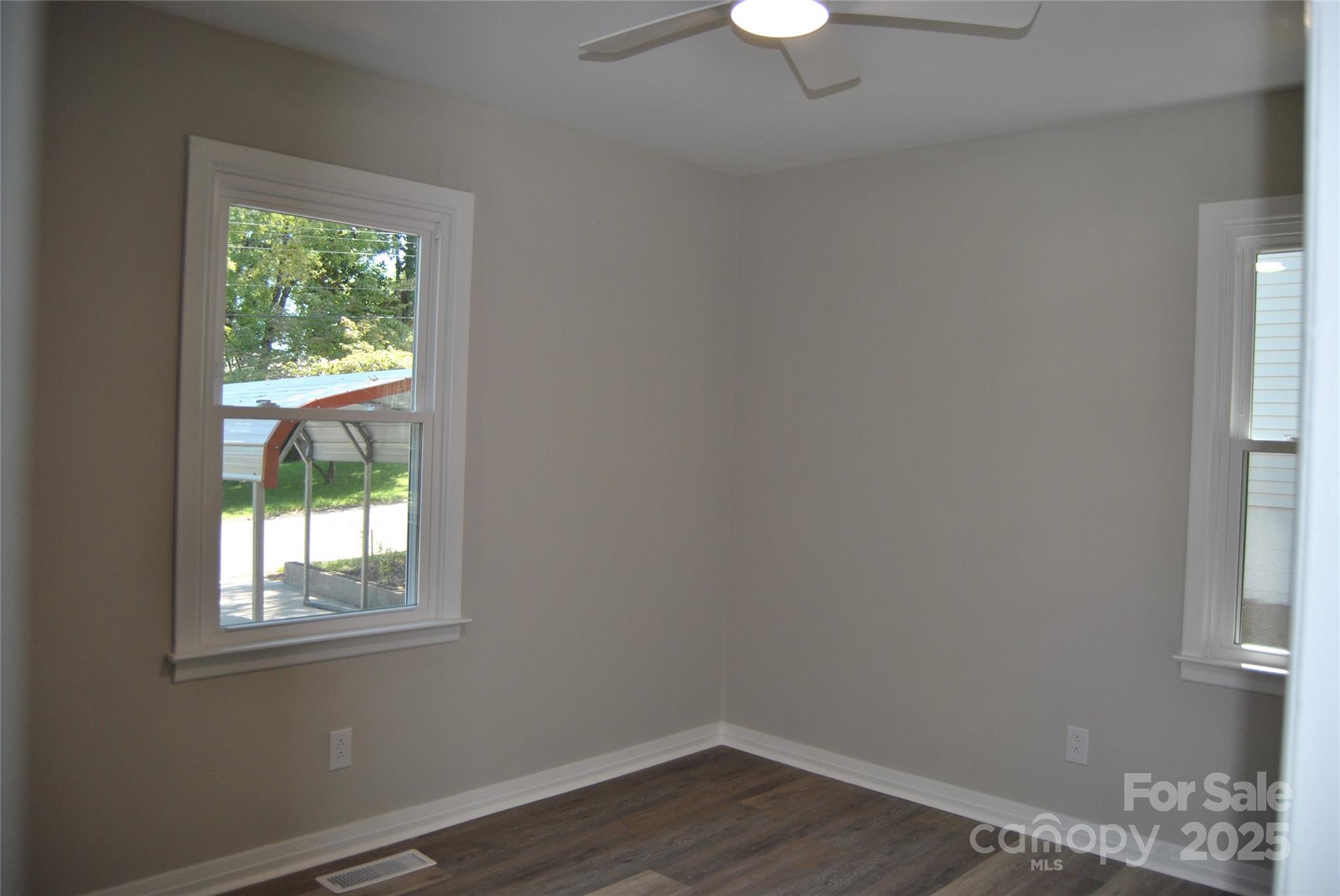 1737 Findlay Street Gastonia, NC 28052 - Photo 21 of 35 view of empty room with wooden floor and fan