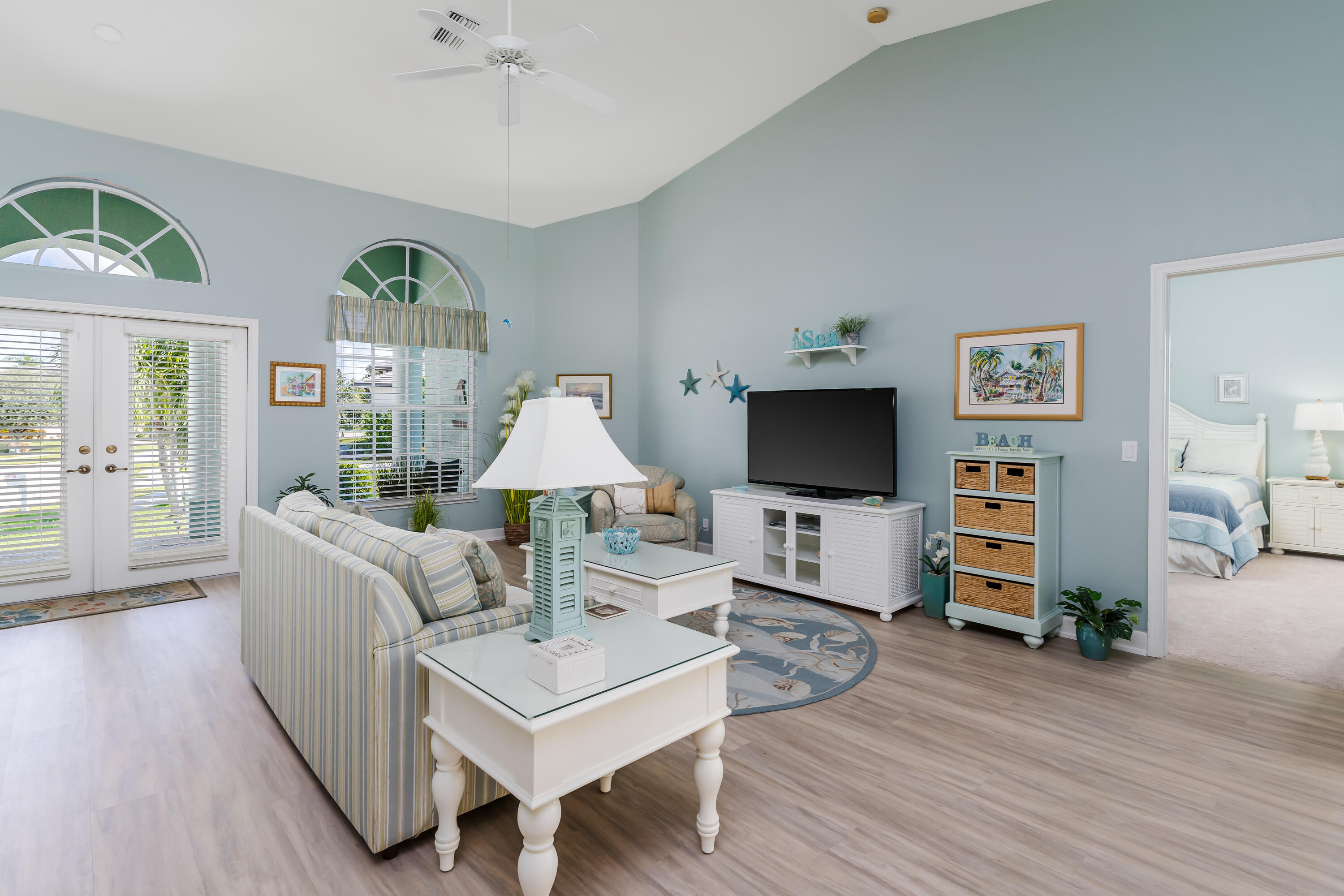 951 Java Court Marco Island, FL 34145 - Photo 15 of 55 a living room with furniture and a flat screen tv