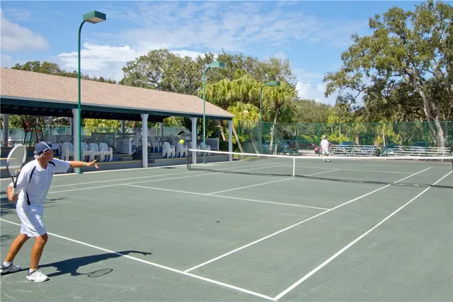 a view of outdoor space with seating area