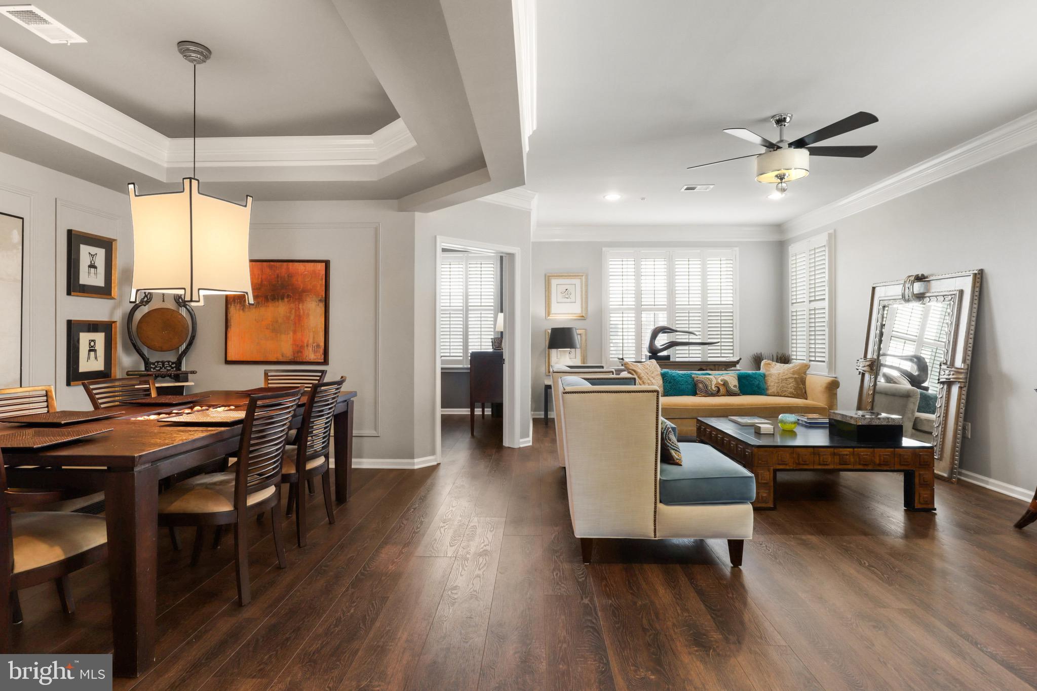 43589 McDowell Square Leesburg, VA 20176 - Photo 13 of 47 Living Room Dining Room with wood floors