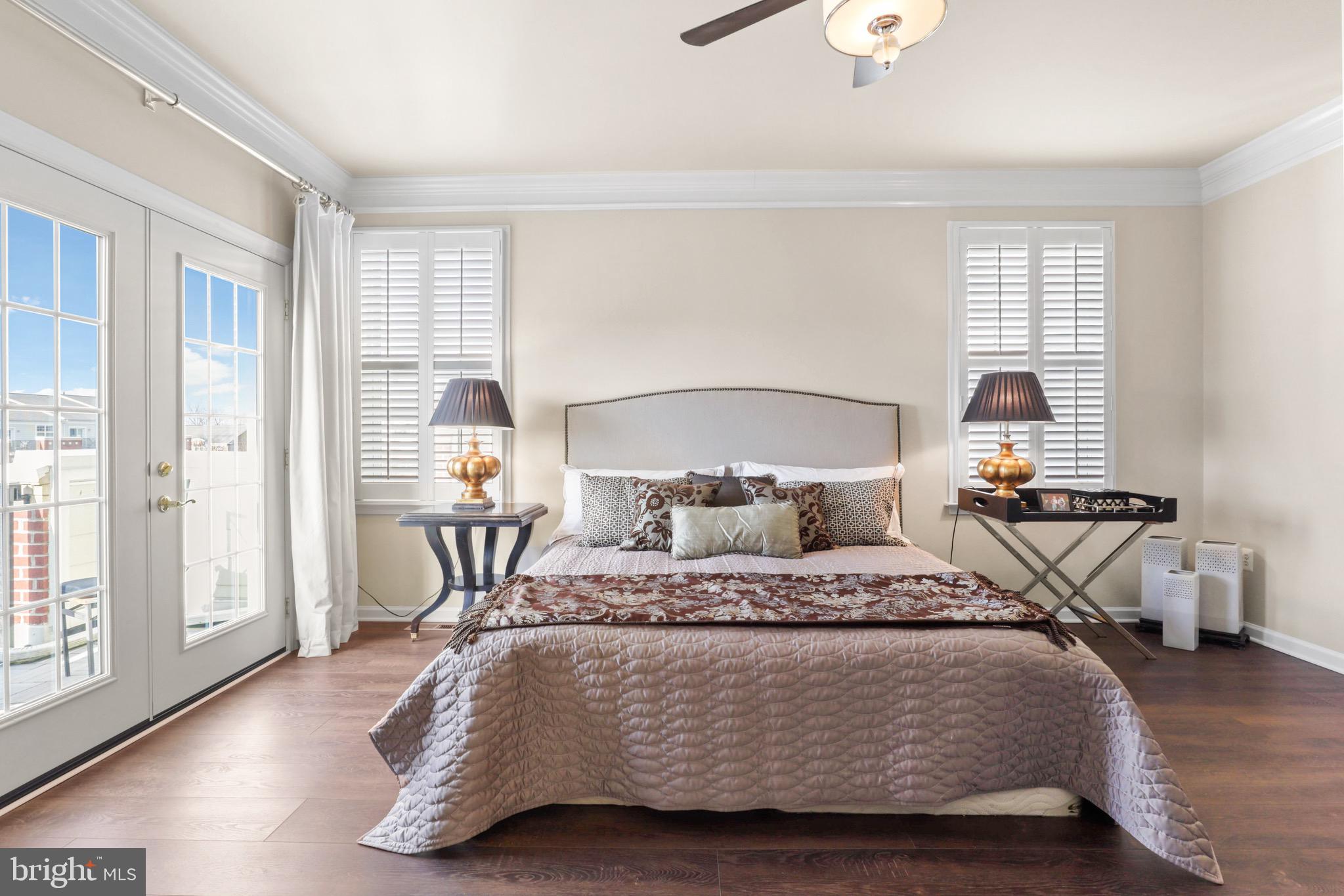 43589 McDowell Square Leesburg, VA 20176 - Photo 24 of 47 Primary Bedroom with Deck