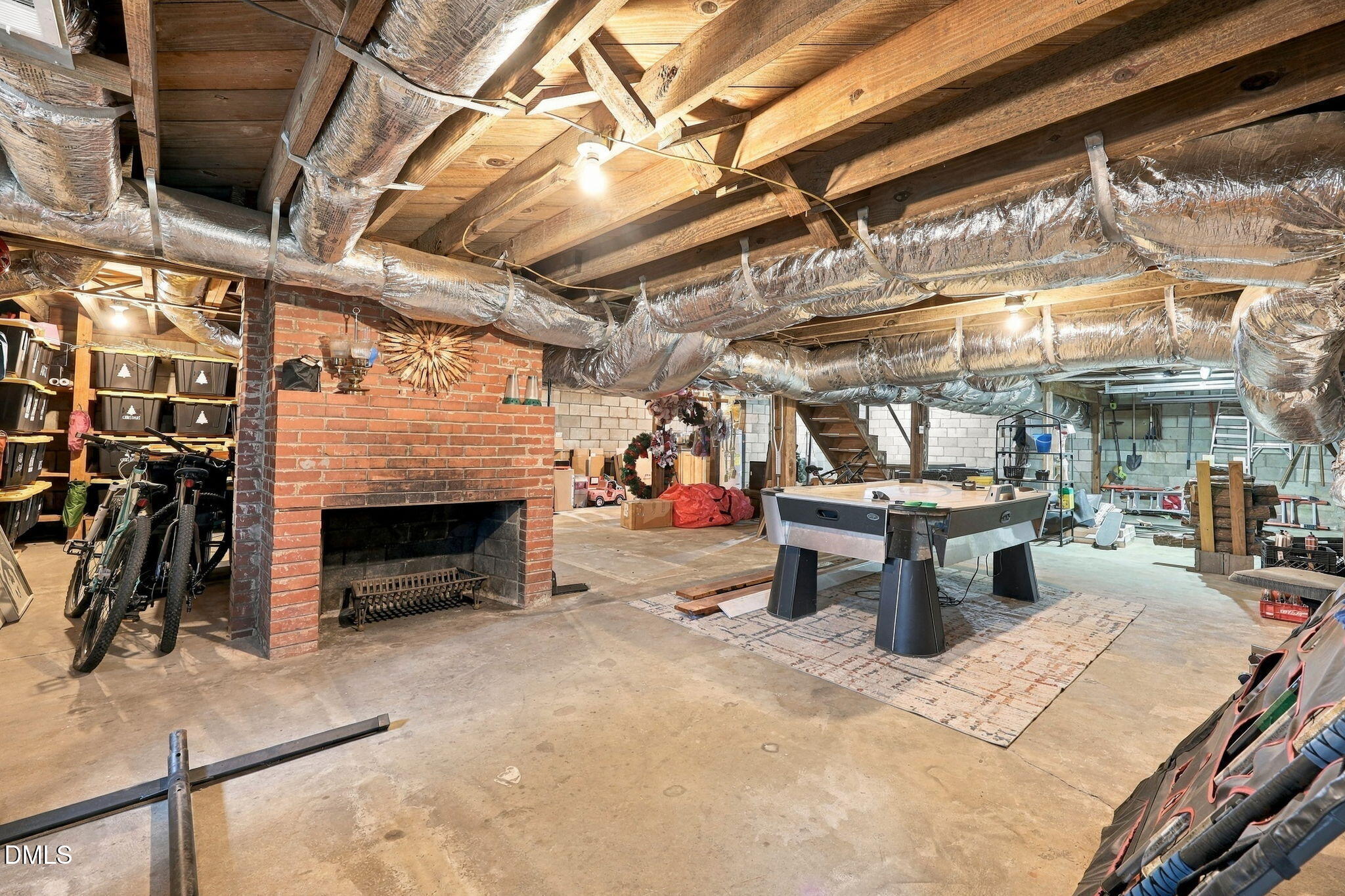 3887 Plainview Church Road Angier, NC 27501 - Photo 24 of 32 basement fireplace