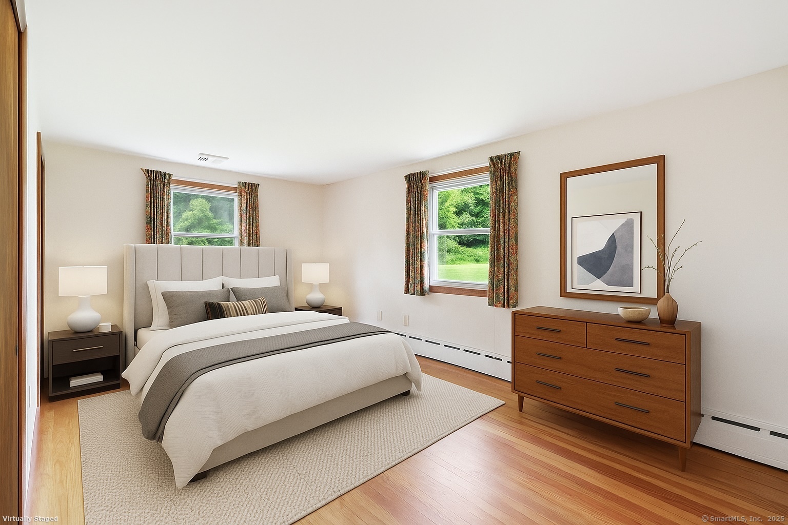 77 Old Middle Road Brookfield, CT 06804 - Photo 16 of 31 a bedroom with a bed window and mirror