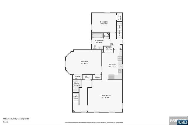 $3,800 | 144 Union Street, Unit B, Ridgewood, NJ 07450