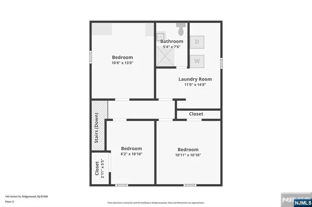 $3,800 | 144 Union Street, Unit B, Ridgewood, NJ 07450