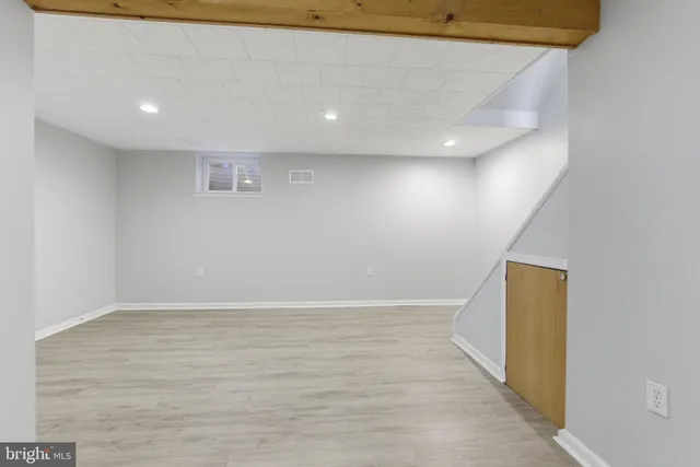 a view of an empty room