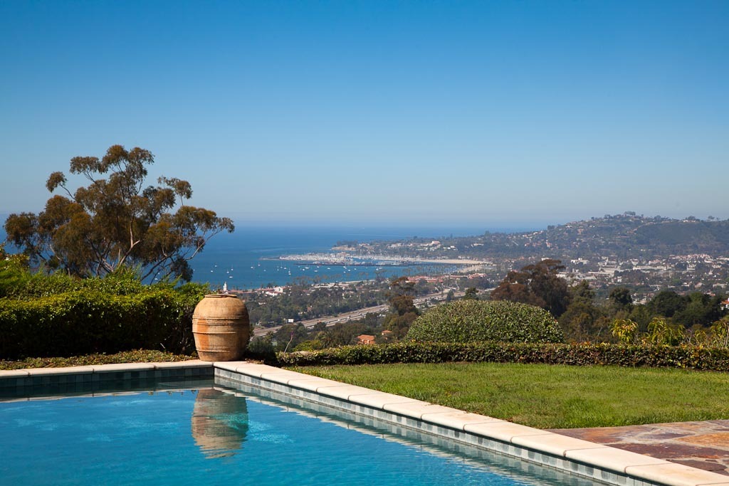 350 Woodley Road Santa Barbara, CA 93108 - Photo 25 of 26 an aerial view of a house with a garden