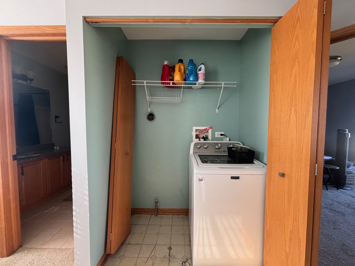 655 Chestnut Ridge Minooka, IL 60447 - Photo 12 of 21 a utility room with a sink dryer and washer